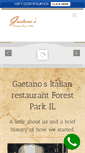 Mobile Screenshot of gaetanosforestpark.com