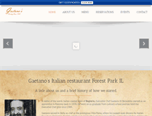 Tablet Screenshot of gaetanosforestpark.com
